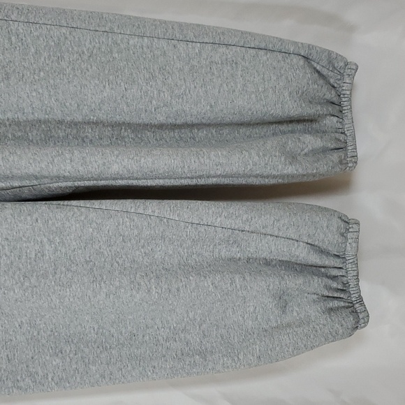 JoyLab Women's Fleece Mid Rise Cinched Jogger Pants ~ Heathered Gray - Picture 8 of 15